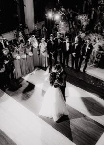 Wedding Reception, First dance, Hudson House